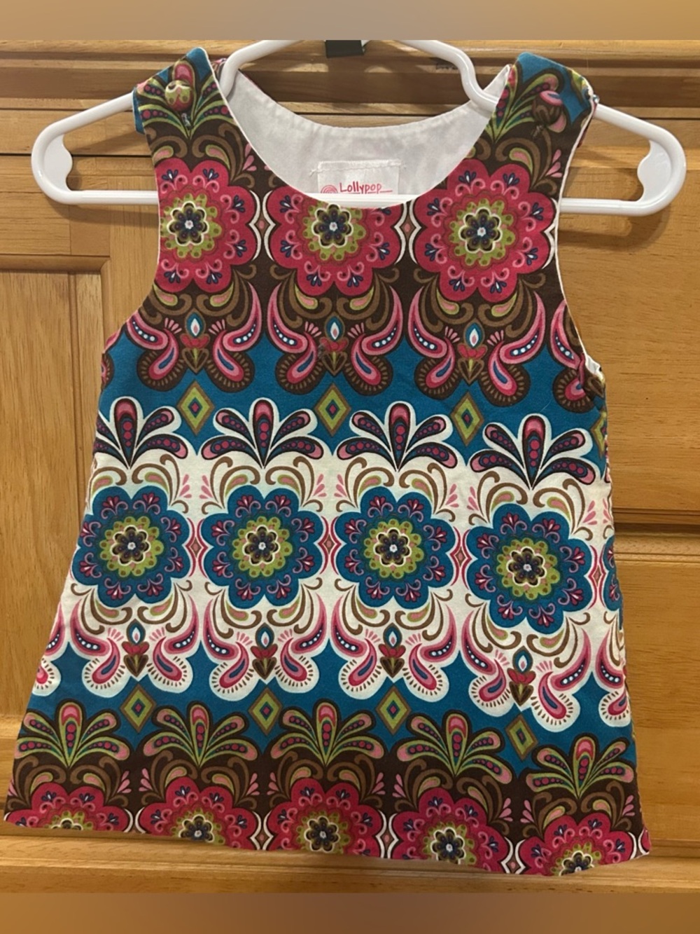 Lollypop Kids Girl's Bright Floral Print Dress Size 6 Months
